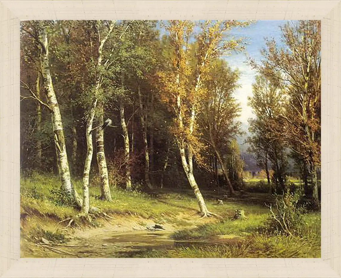 Картина в раме - Лес перед грозой. Иван Шишкин