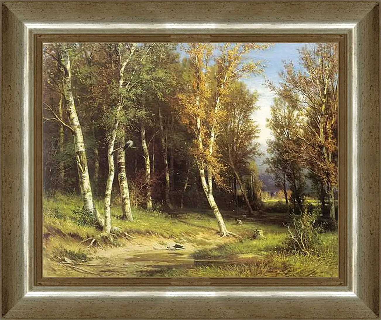 Картина в раме - Лес перед грозой. Иван Шишкин