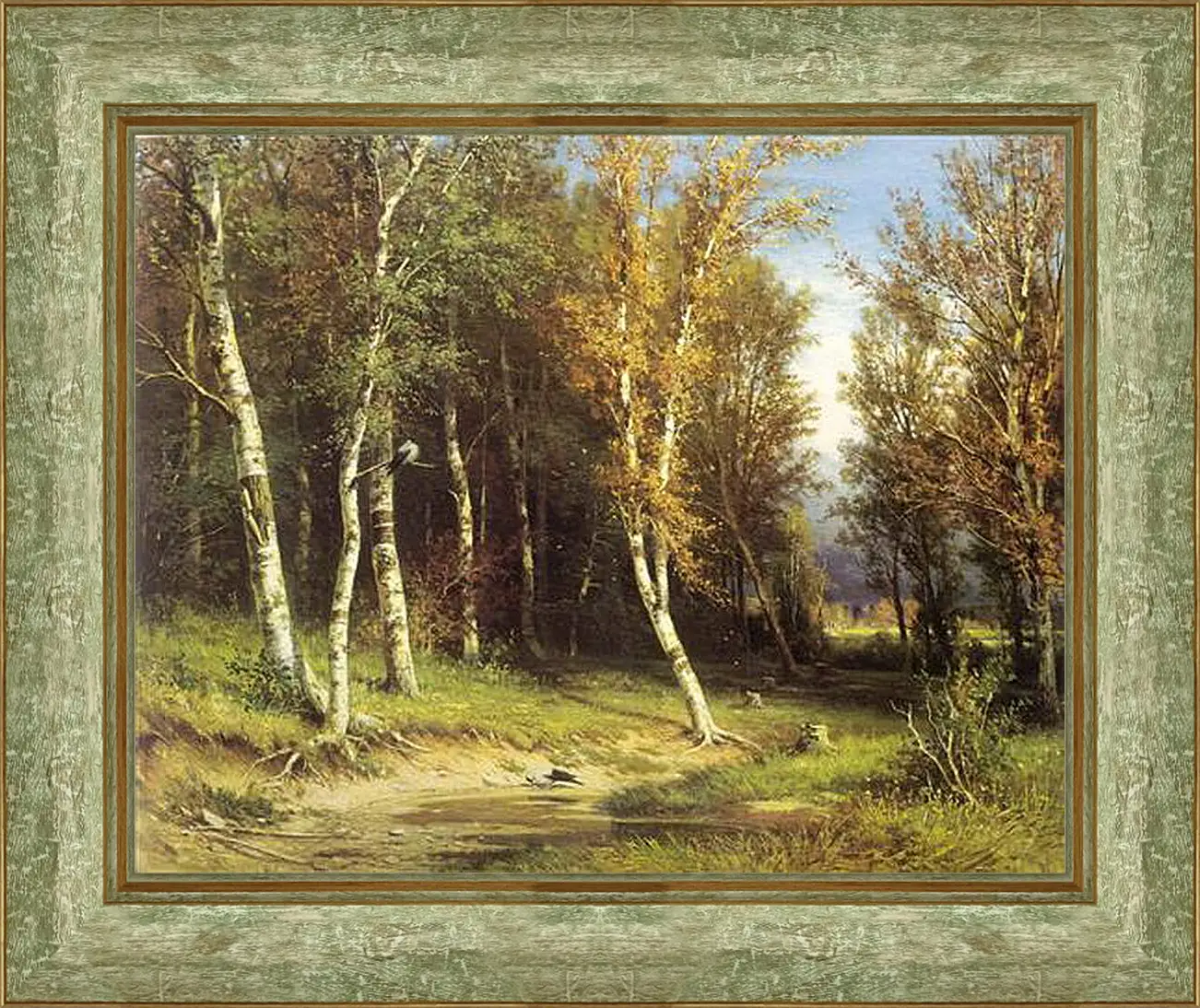 Картина в раме - Лес перед грозой. Иван Шишкин