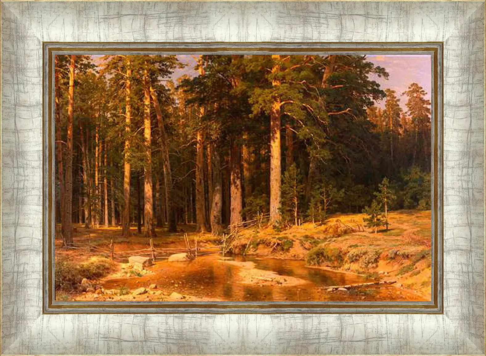 Картина в раме - Корабельная роща. Иван Шишкин