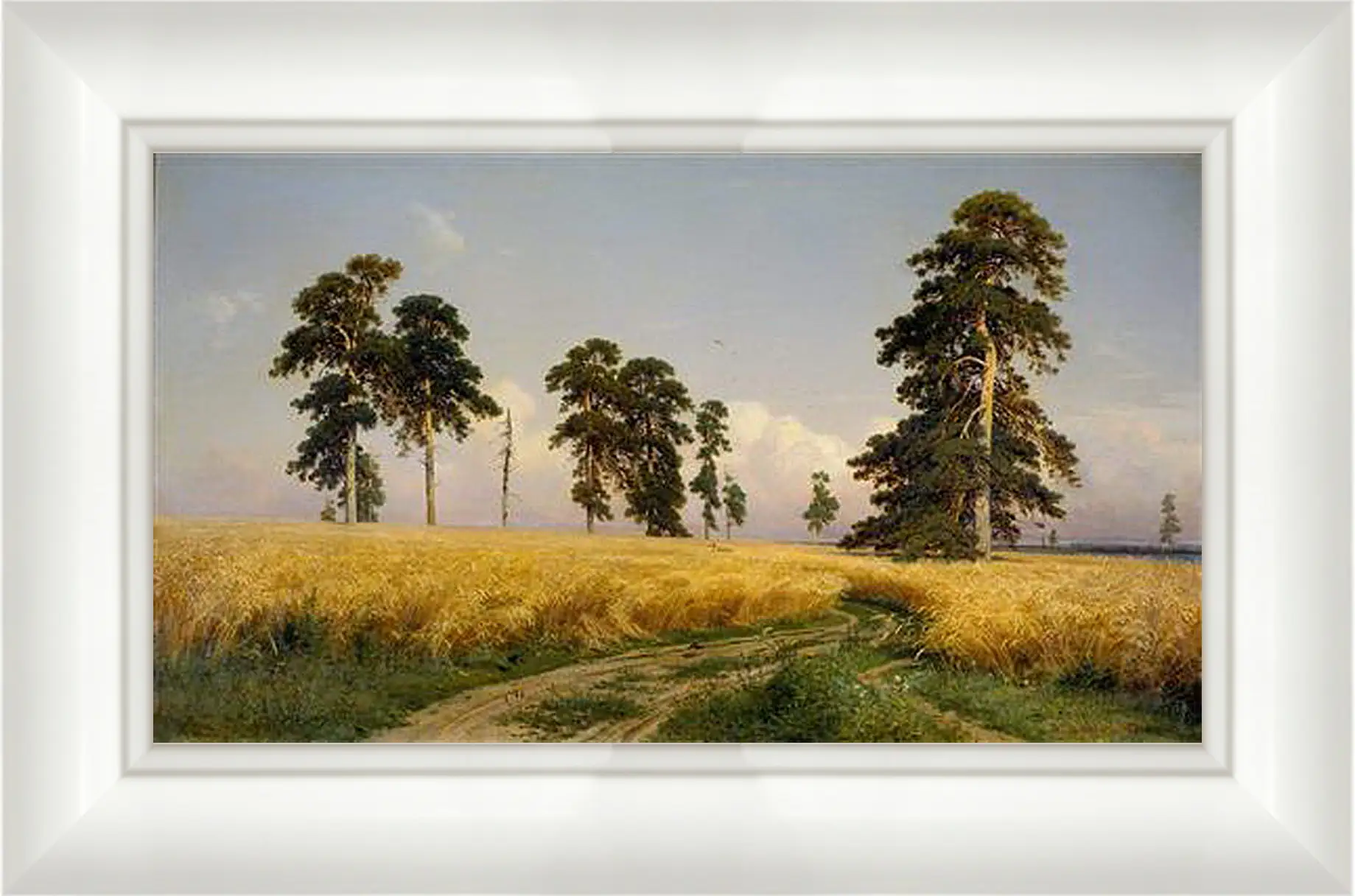 Картина в раме - Рожь. Иван Шишкин