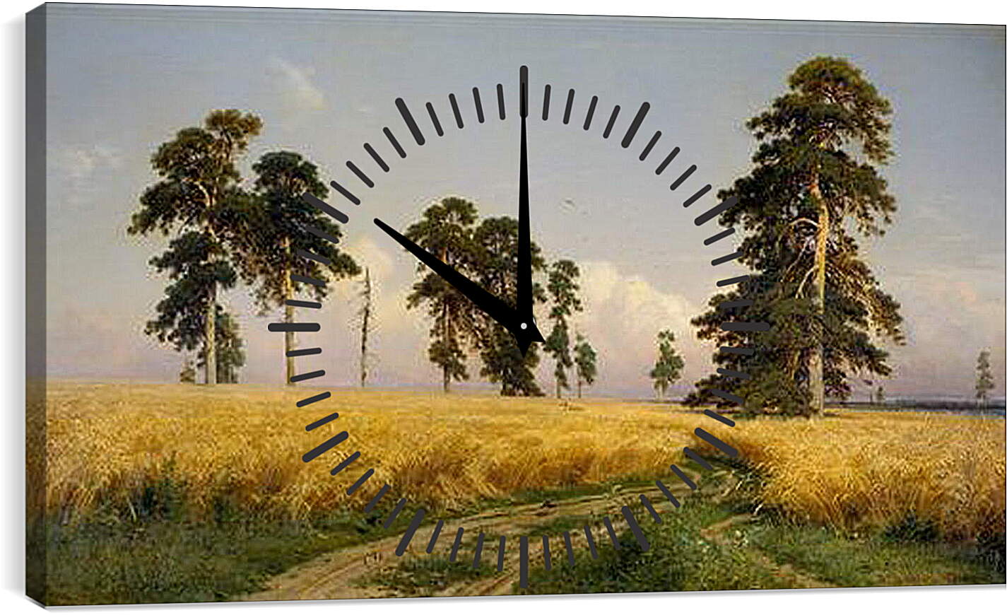 Часы картина - Рожь. Иван Шишкин
