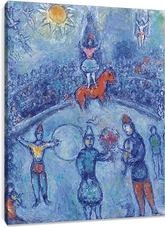 Постер на подрамнике - Le Cirque. (Цирк) Марк Шагал Постер на подрамнике - Le Cirque. (Цирк) Марк Шагал