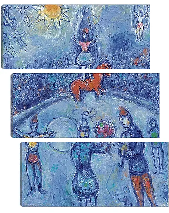 Модульная картина - Le Cirque. (Цирк) Марк Шагал Модульная картина - Le Cirque. (Цирк) Марк Шагал