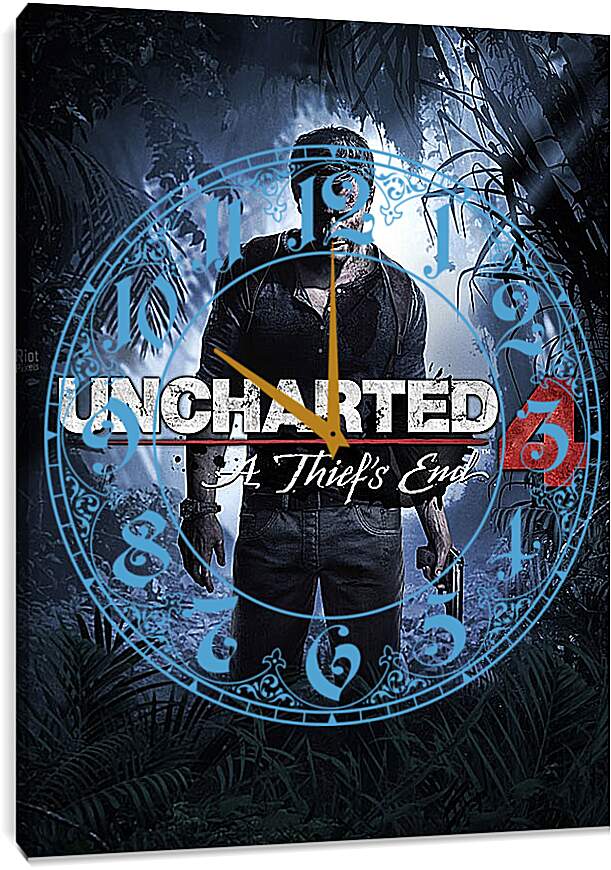 Часы картина - Uncharted 4