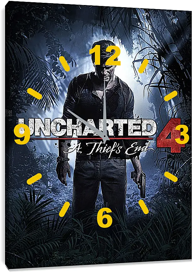 Часы картина - Uncharted 4