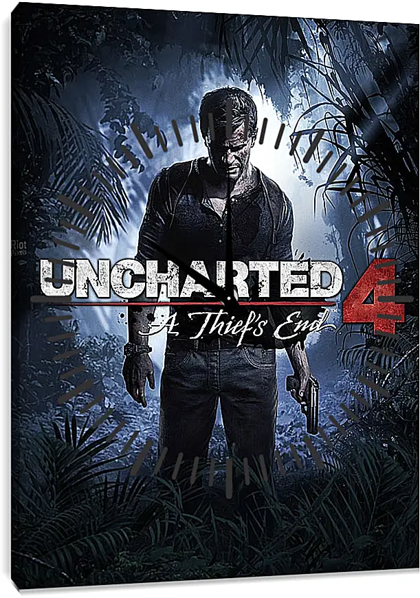 Часы картина - Uncharted 4