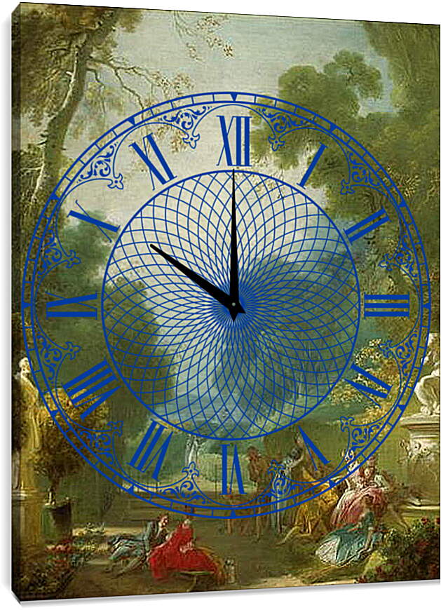 Часы картина - Жан Оноре Фрагонар. Жан Оноре Фрагонар
