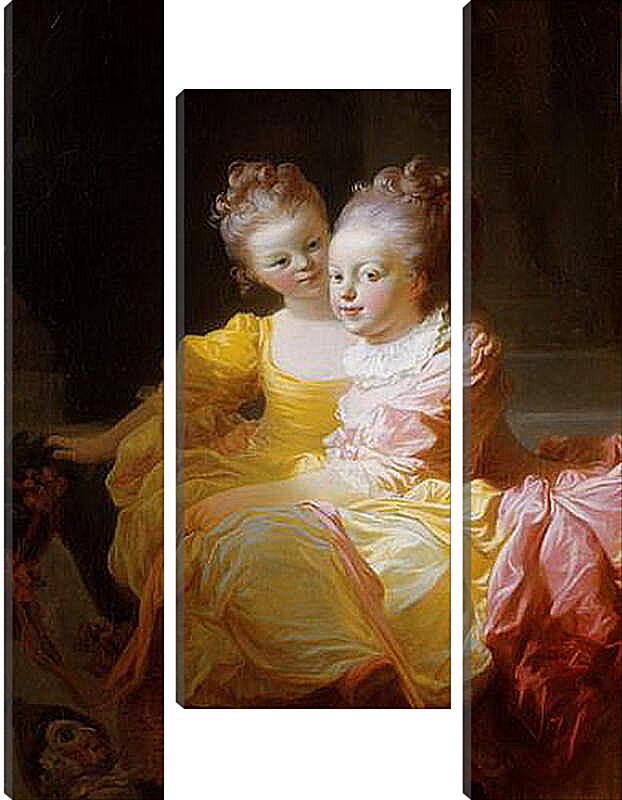Модульная картина - the two sisters. Жан Оноре Фрагонар
