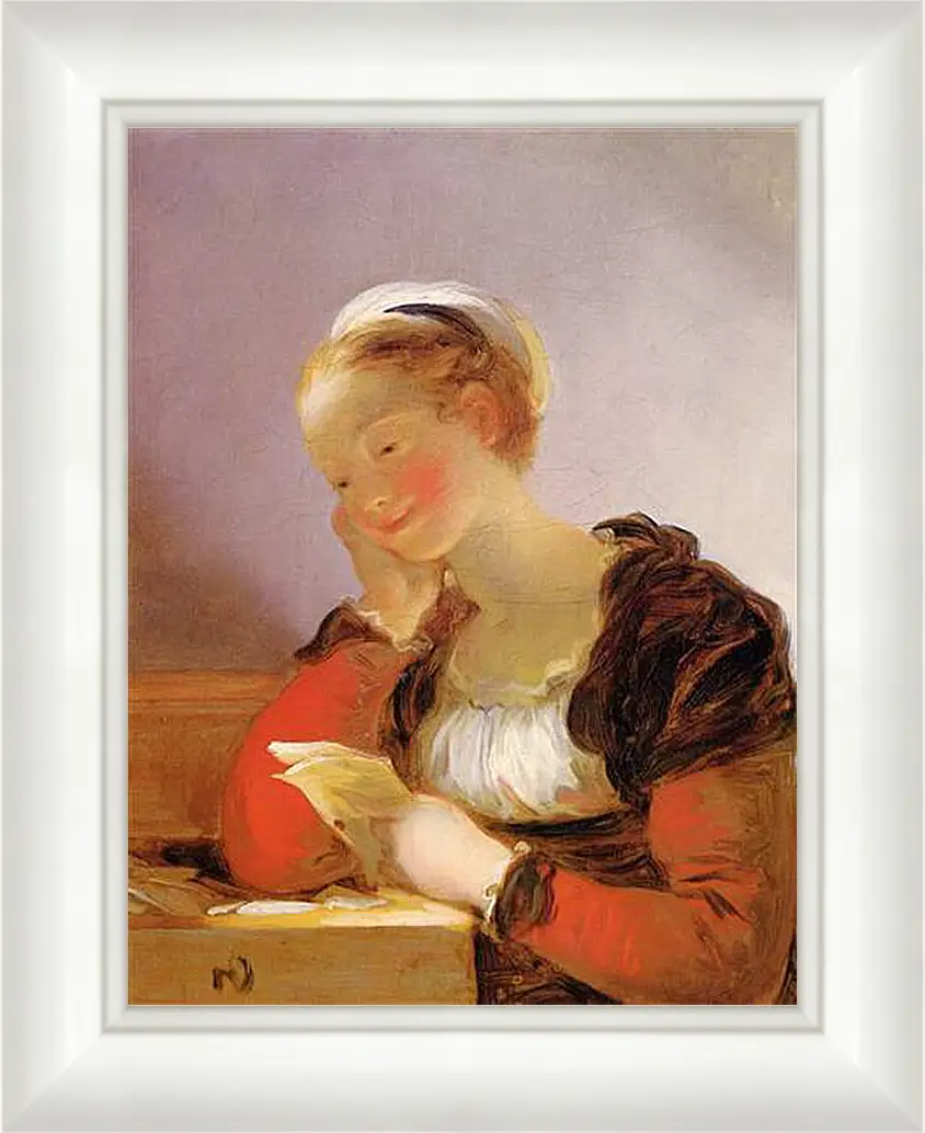 Картина в раме - The Letter. Жан Оноре Фрагонар