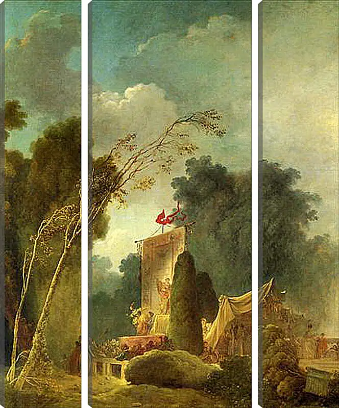 Модульная картина - The Feast of Saint Cloud. Жан Оноре Фрагонар