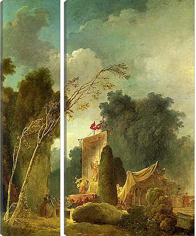Модульная картина - The Feast of Saint Cloud. Жан Оноре Фрагонар