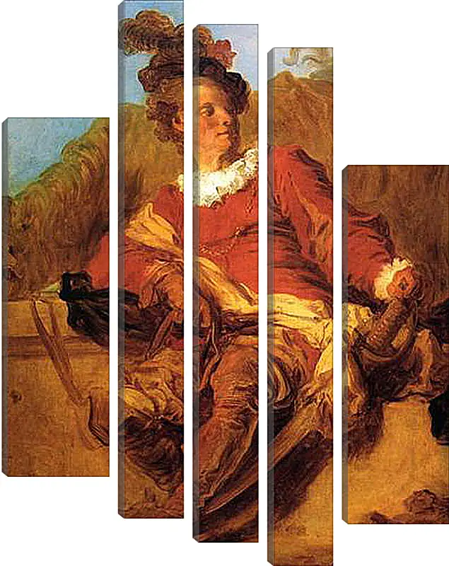 Модульная картина - Portrait of a Spanish Rider. Жан Оноре Фрагонар