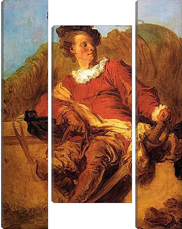 Модульная картина - Portrait of a Spanish Rider. Жан Оноре Фрагонар