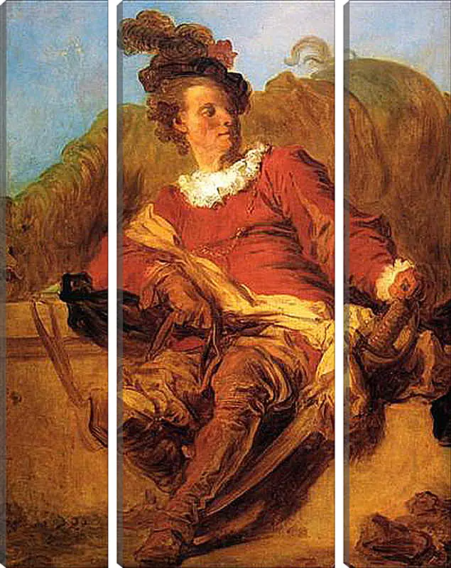 Модульная картина - Portrait of a Spanish Rider. Жан Оноре Фрагонар