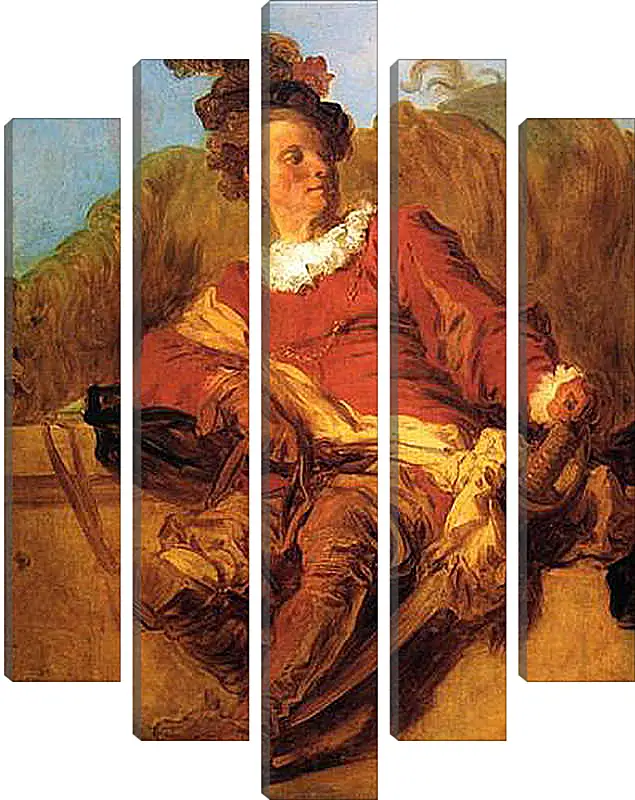 Модульная картина - Portrait of a Spanish Rider. Жан Оноре Фрагонар