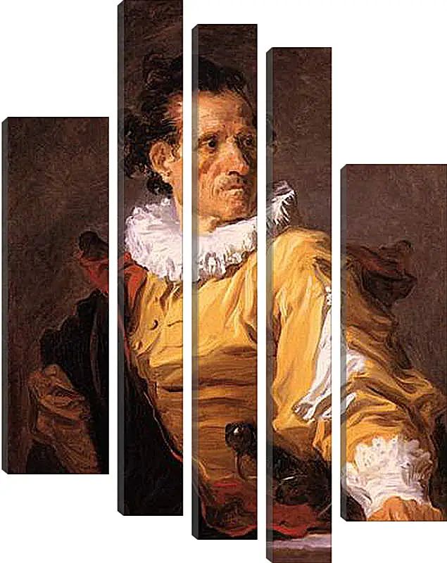 Модульная картина - Portrait of a Man called The Warrior. Жан Оноре Фрагонар