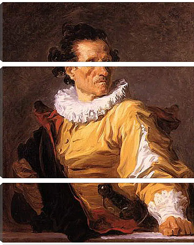 Модульная картина - Portrait of a Man called The Warrior. Жан Оноре Фрагонар