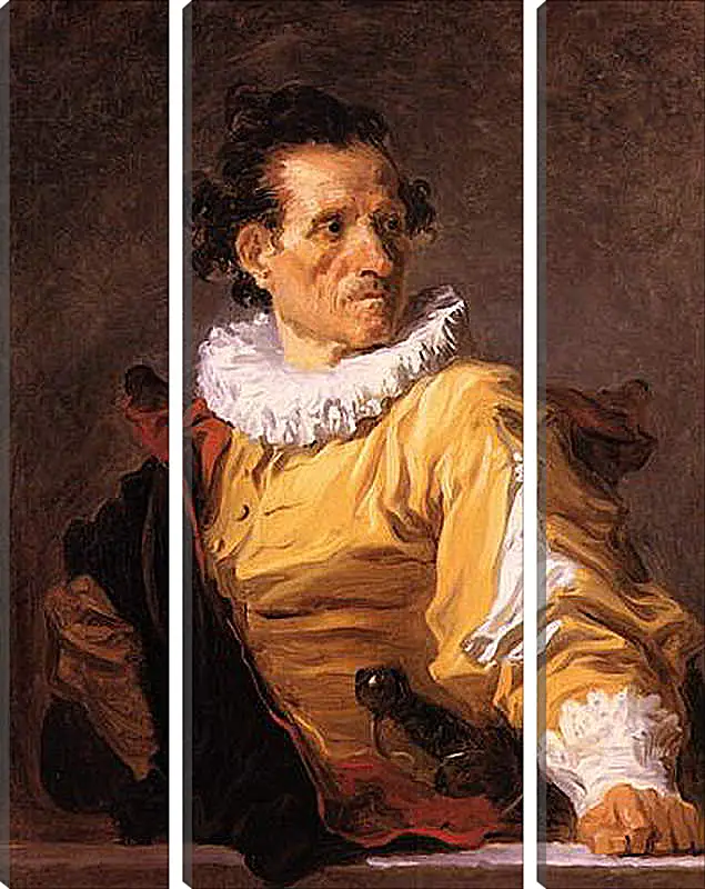 Модульная картина - Portrait of a Man called The Warrior. Жан Оноре Фрагонар