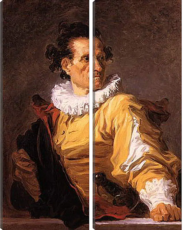 Модульная картина - Portrait of a Man called The Warrior. Жан Оноре Фрагонар