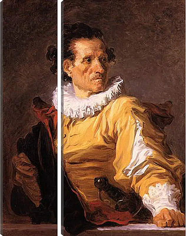 Модульная картина - Portrait of a Man called The Warrior. Жан Оноре Фрагонар