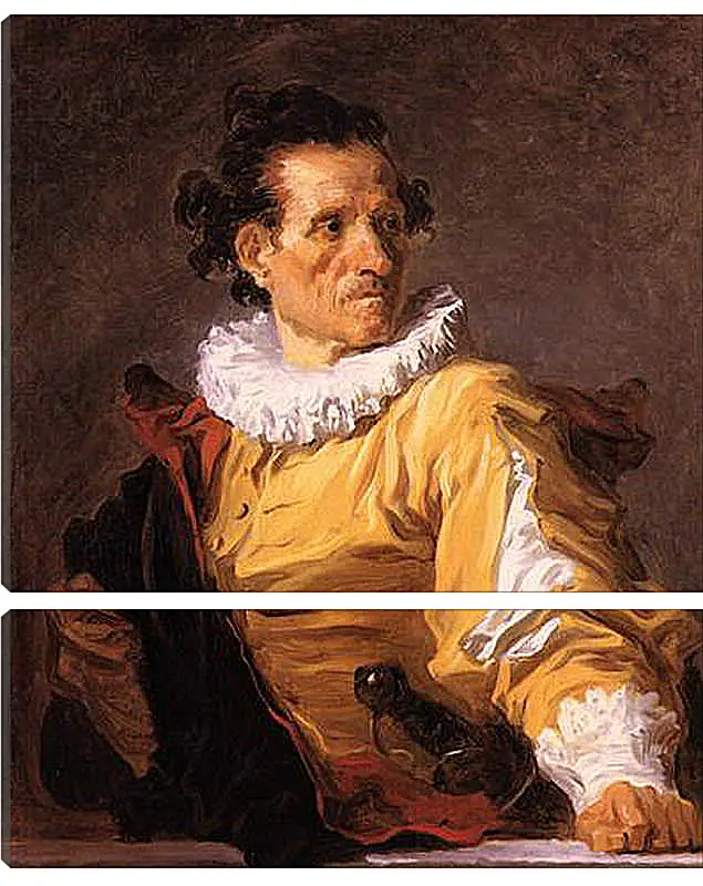 Модульная картина - Portrait of a Man called The Warrior. Жан Оноре Фрагонар