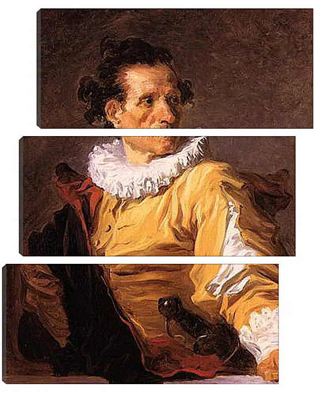 Модульная картина - Portrait of a Man called The Warrior. Жан Оноре Фрагонар