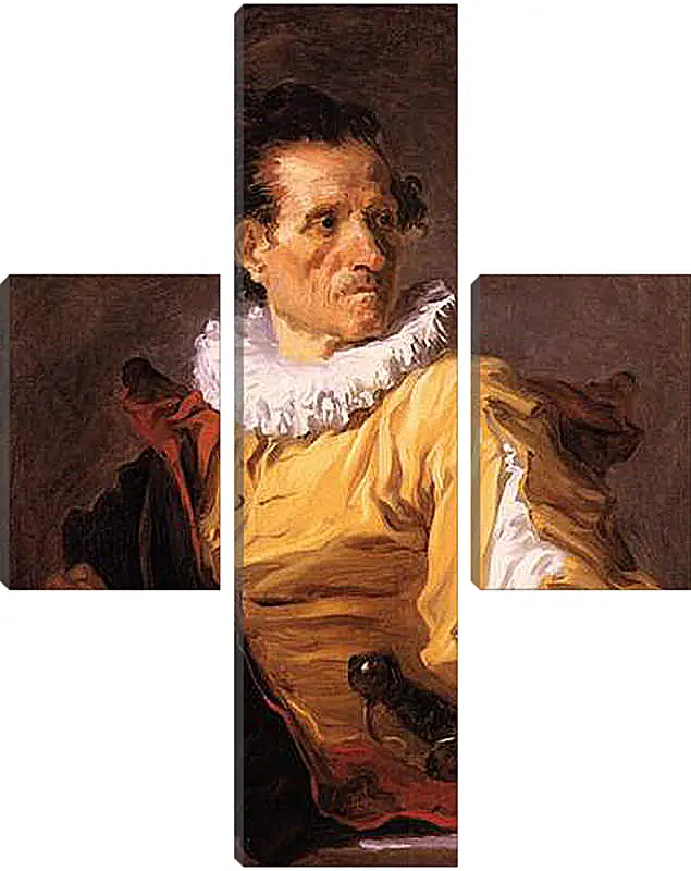 Модульная картина - Portrait of a Man called The Warrior. Жан Оноре Фрагонар