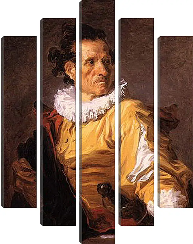 Модульная картина - Portrait of a Man called The Warrior. Жан Оноре Фрагонар
