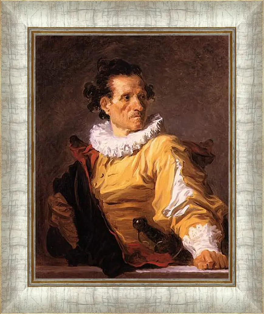 Картина в раме - Portrait of a Man called The Warrior. Жан Оноре Фрагонар