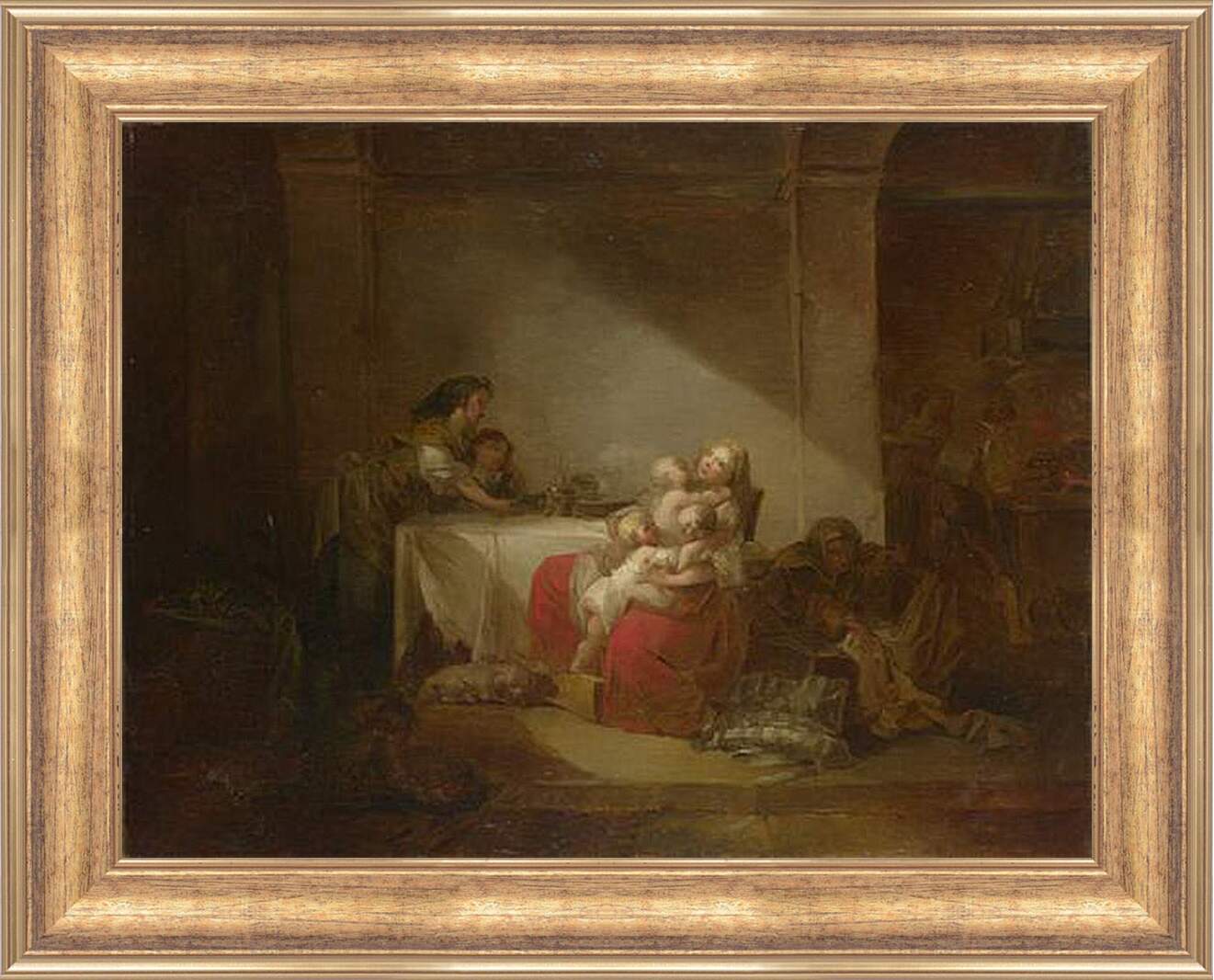 Картина в раме - Interior Scene. Жан Оноре Фрагонар
