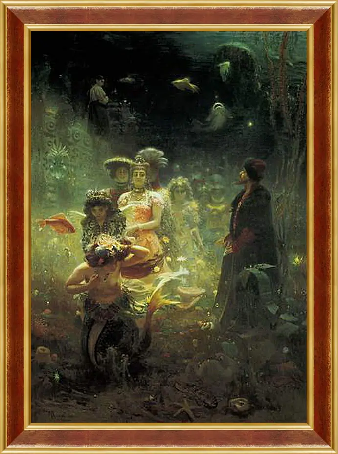 Картина в раме - Садко. Илья Репин