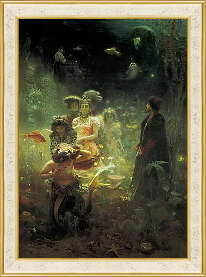 Картина в раме - Садко. Илья Репин