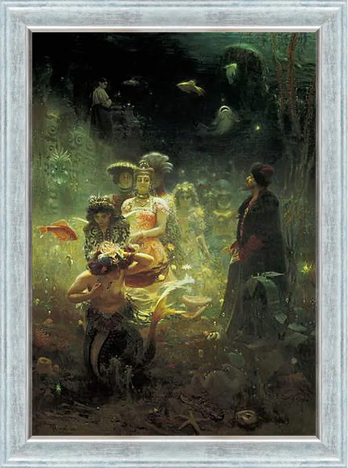 Картина в раме - Садко. Илья Репин