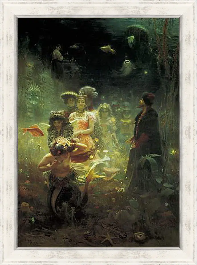 Картина в раме - Садко. Илья Репин