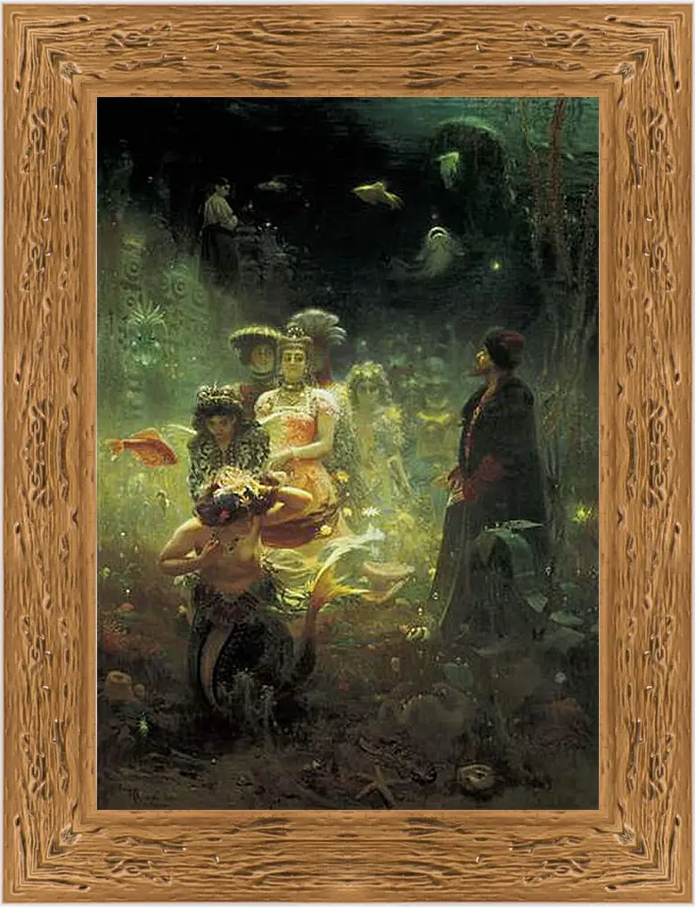 Картина в раме - Садко. Илья Репин