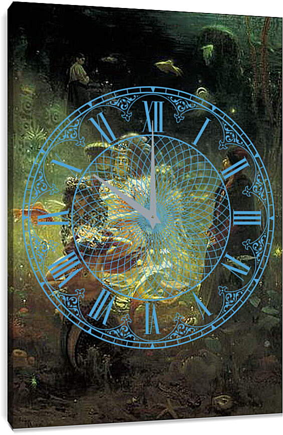 Часы картина - садко. Илья Репин
