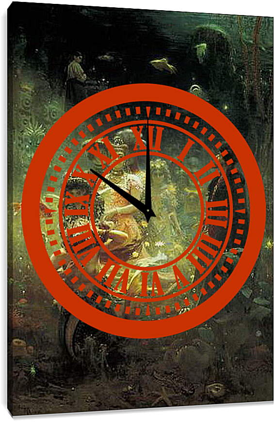 Часы картина - садко. Илья Репин
