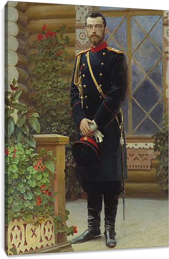 Постер и плакат - Портрет императора Николая II. Илья Репин
