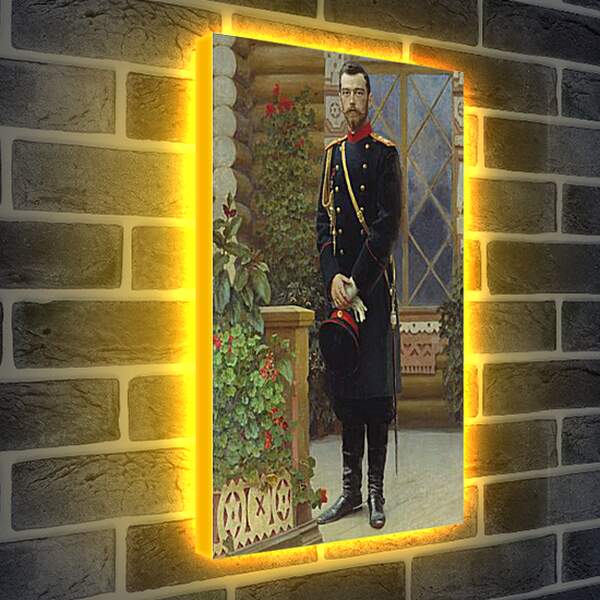 Лайтбокс световая панель - Портрет императора Николая II. Илья Репин
