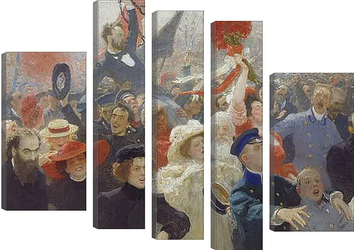 Модульная картина - 18 октября 1905 года. Илья Репин