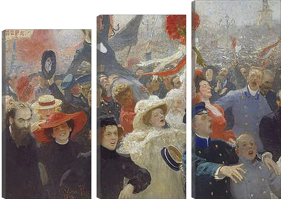 Модульная картина - 18 октября 1905 года. Илья Репин