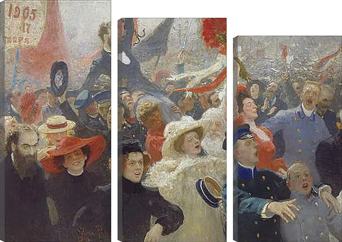 Модульная картина - 18 октября 1905 года. Илья Репин