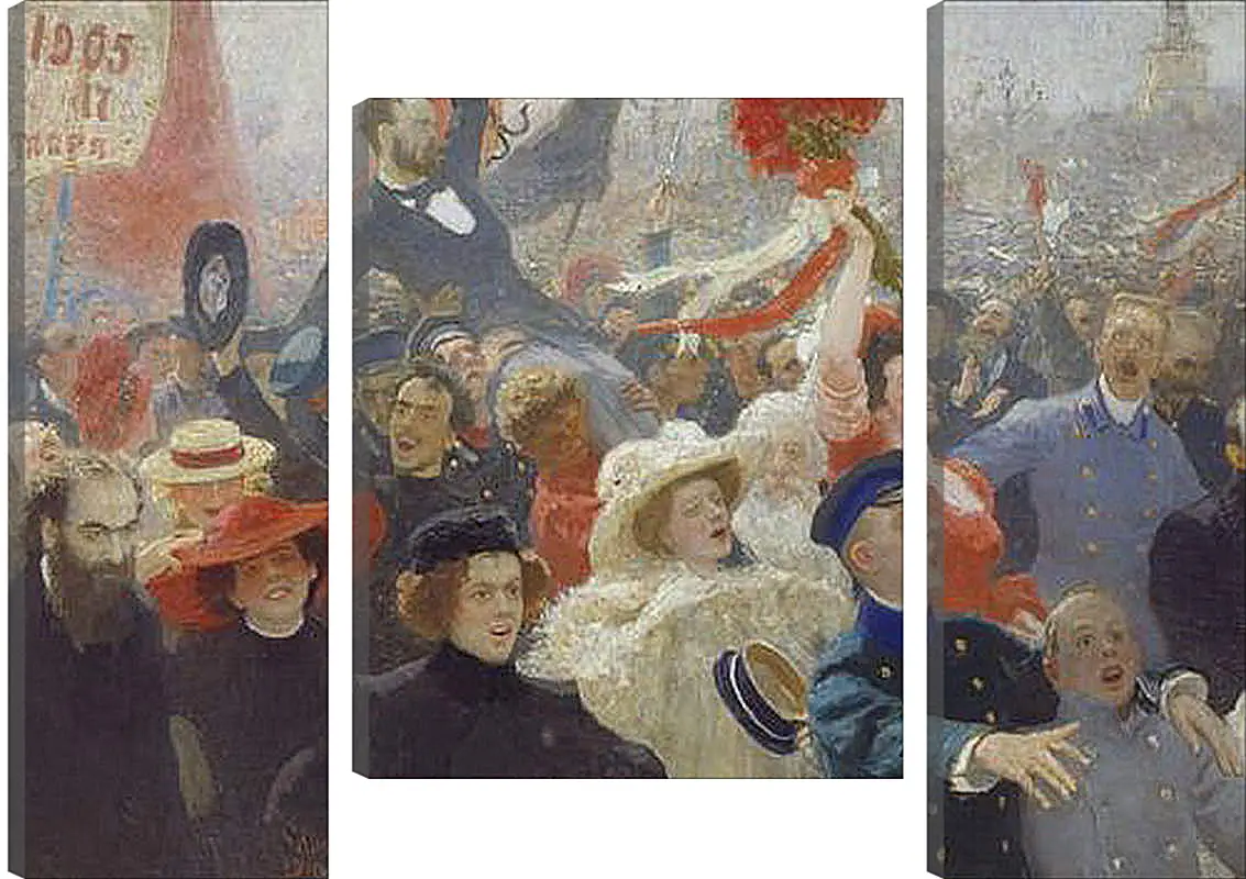 Модульная картина - 18 октября 1905 года. Илья Репин