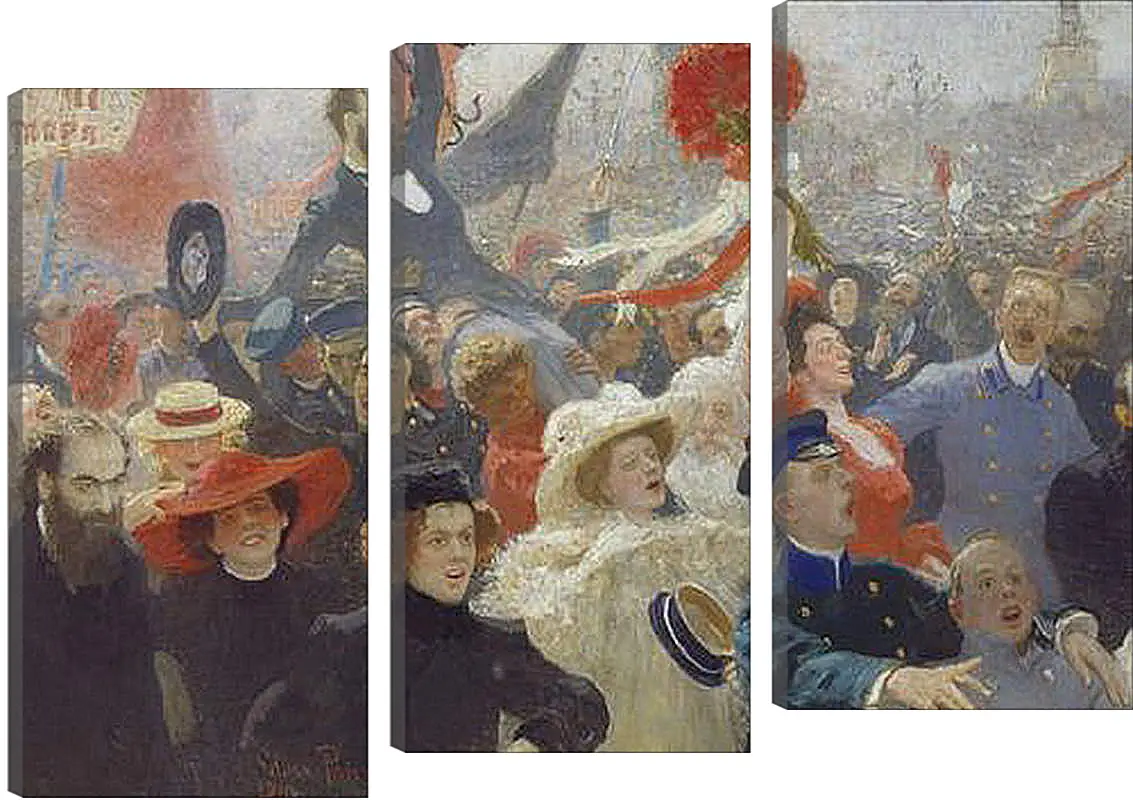 Модульная картина - 18 октября 1905 года. Илья Репин