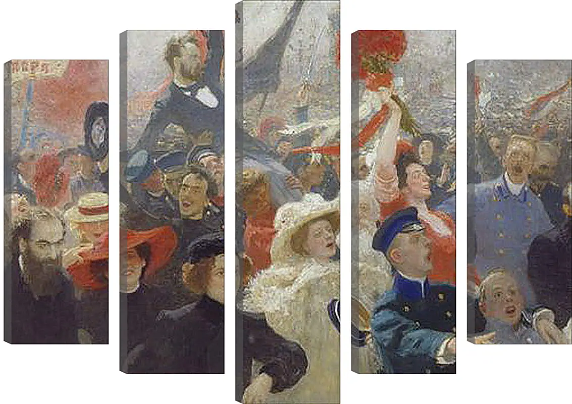 Модульная картина - 18 октября 1905 года. Илья Репин
