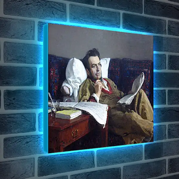 Лайтбокс световая панель - Глинка сочиняет оперу. Илья Репин