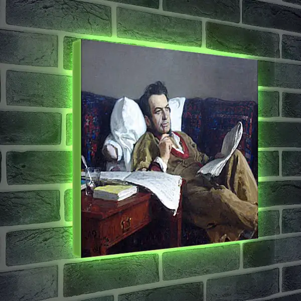 Лайтбокс световая панель - Глинка сочиняет оперу. Илья Репин