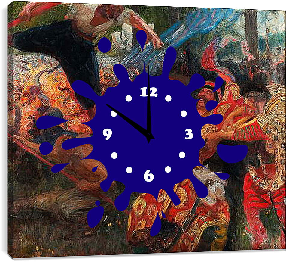 Часы картина - Гопак. Илья Репин
