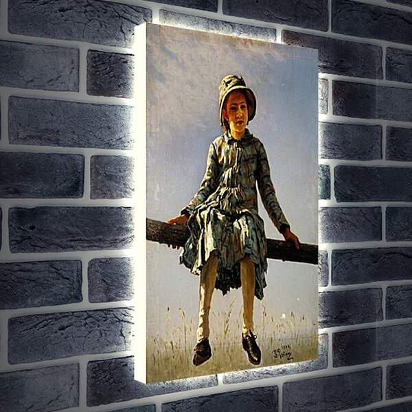 Лайтбокс световая панель - Стрекоза (портрет дочери художника). Илья Репин
